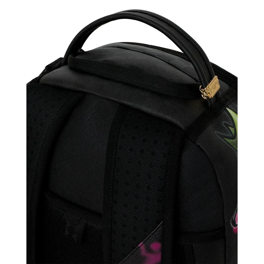 Spray Session Backpack Multi Airbrused Shark Graphic Adjustable Strap SPR326
